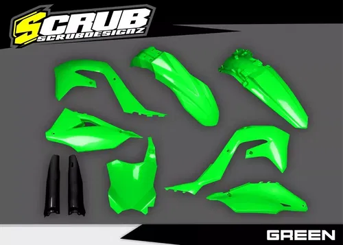 Plastics + Graphics Kawasaki KX Restyle KX125 KX250 2004 2005 2006 2007 2008