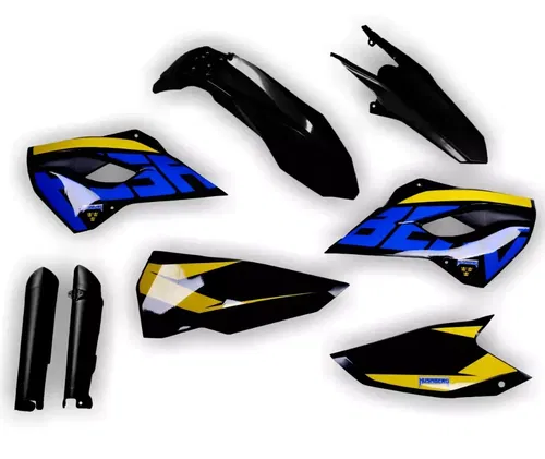 Husaberg 2013 2014 TE FE 125 250 300 450 501 Plastics kit + replica decals