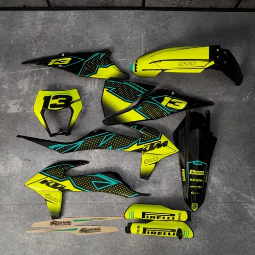 Plastics + Graphics KTM  XC-W XCF-W EXC EXC-F 2020 2021 2022 2023 Decals Fitted