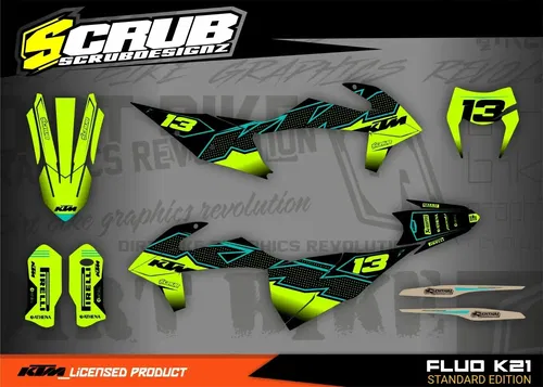 Plastics + Graphics KTM  XC-W XCF-W EXC EXC-F 2020 2021 2022 2023 Decals Fitted
