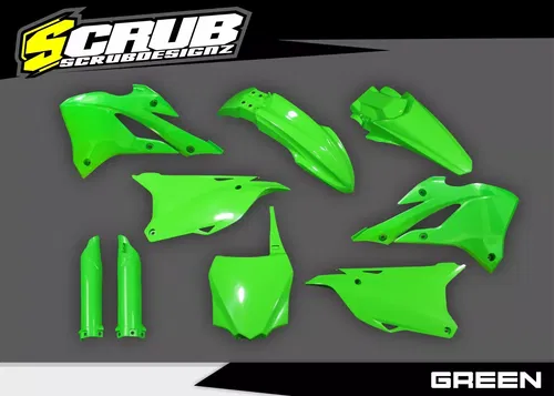 Kawasaki KX85 KX112 2022 2023 2024 2025 Plastics kit + fork guards