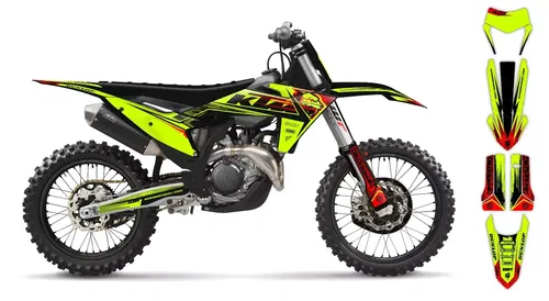 KTM graphics EXC EXCf XC-W XCf-W 2024 - 2025 - 150 250 300 350 450 500 * FLURO!