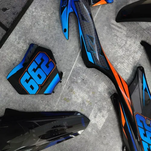 Plastics + Graphics applied KTM 2019-2022 XC XC-F SX SX-F Custom race number