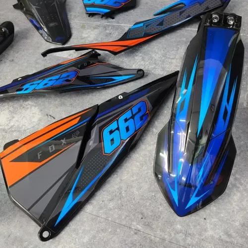 Plastics + Graphics applied KTM 2019-2022 XC XC-F SX SX-F Custom race number