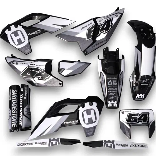 Plastics + Graphics Husqvarna TE FE 2024 2025 applied