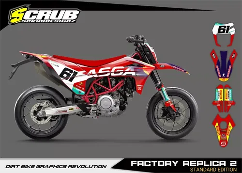 Gas Gas SM 700 Supermoto 2022 2023 2024 2025 Graphics decals stickers kit set