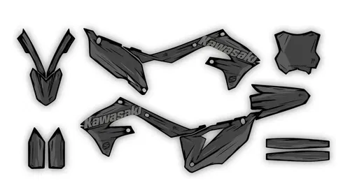 Kawasaki KX450 2019-2023 KX250 2021-2024 KXF Graphics Decals Stickers kit