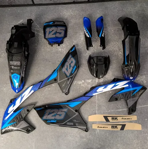 Plastics + Graphics Yamaha YZ250F 2024-2025 YZ450F 2023-2025 GRIP + Race number