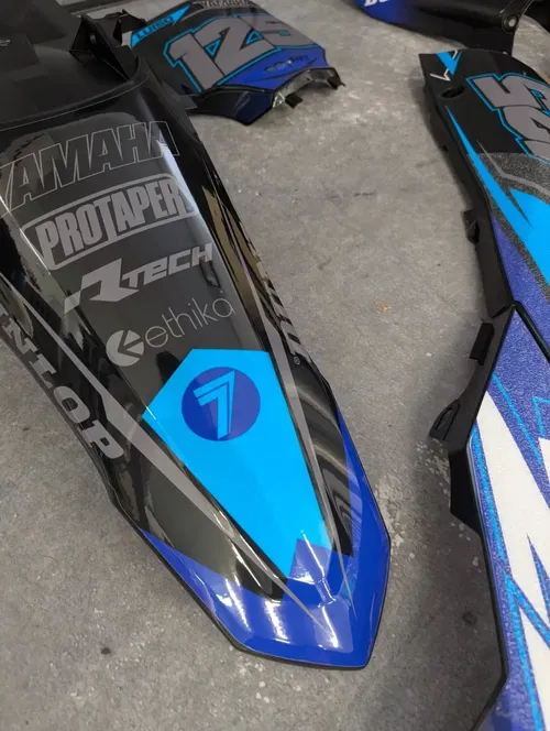 Plastics + Graphics Yamaha YZ250F 2024-2025 YZ450F 2023-2025 GRIP + Race number