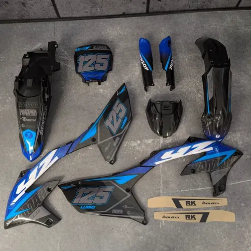 Plastics + Graphics Yamaha YZ250F 2024-2025 YZ450F 2023-2025 GRIP + Race number