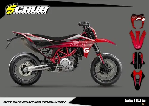 Gas Gas SM 700 Supermoto 2022 2023 2024 Graphics decals stickers kit set