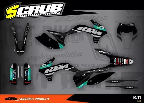Graphics KTM XC-W XCf-W 2014 2015 2016 125 200 250 350 450 500 Decals Kit EXC