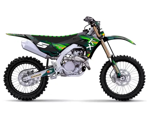 Kawasaki KX450 2024 2025 + KX250 2025 Graphics Decals Stickers SCRUB