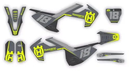 Graphics Decals Stickers Husqvarna TC85 2018-2024 kit Custom race number