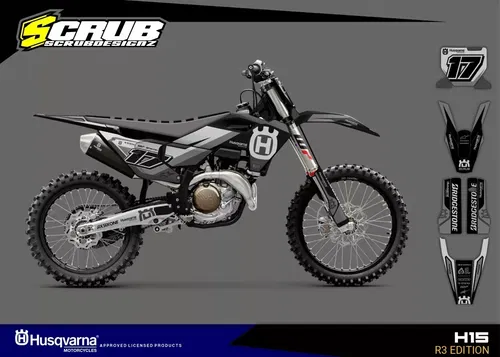 Husqvarna 2023 2024 TC FC TX FX Graphics decals stickers | plus race number!