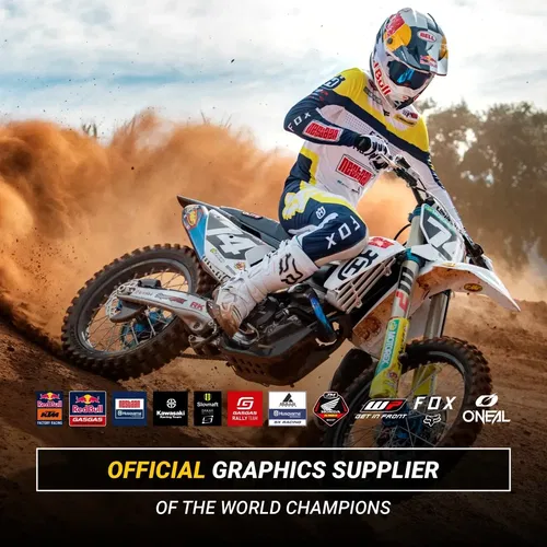 Plastics + Graphics Husqvarna TC FC FX 2016 2017 2018 125 250 300 450 applied