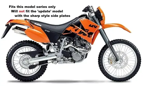 KTM Seat Cover LC4 SXC SMC 625 640 660 2001 2002 2003 2004 2005 SCRUB
