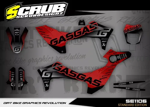 Gas Gas SM 700 Supermoto 2022 2023 2024 2025 Graphics decals stickers