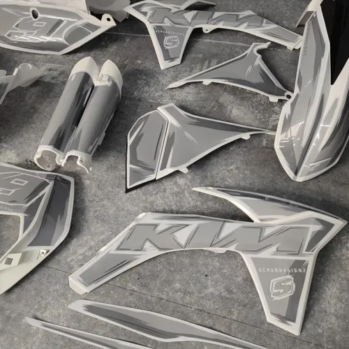 Plastics + Graphics KTM 2012 2013 XCF-W EXC EXC-F 125 200 250 300 350 450 500