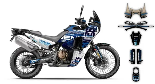 Graphics kit Husqvarna Norden 901  2020 2021 2022 2023 2024 Decals Stickers