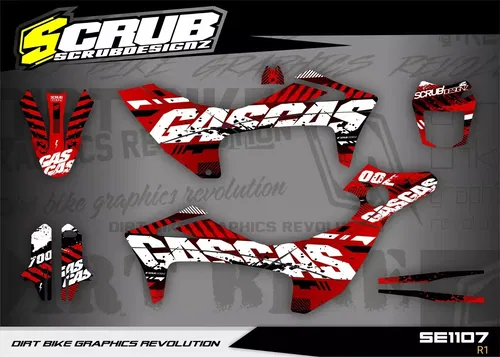 Gas Gas SM 700 Supermoto 2022 2023 Graphics decals stickers kit set