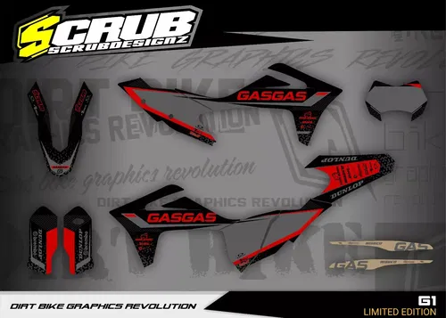 Gas Gas EC EC-F 2021 2022 2023 250 300 350 Graphics Decals Stickers