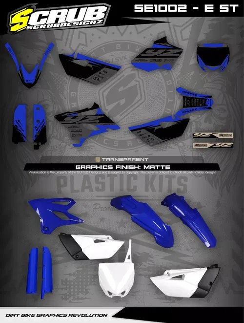 Plastics + Graphics Yamaha YZ 85 2002-2018 Restyle