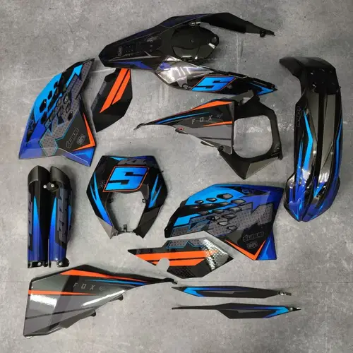 Plastics + Graphics applied KTM EXC EXC-F 2008 2009 2010 2011 XC-W XCF-W