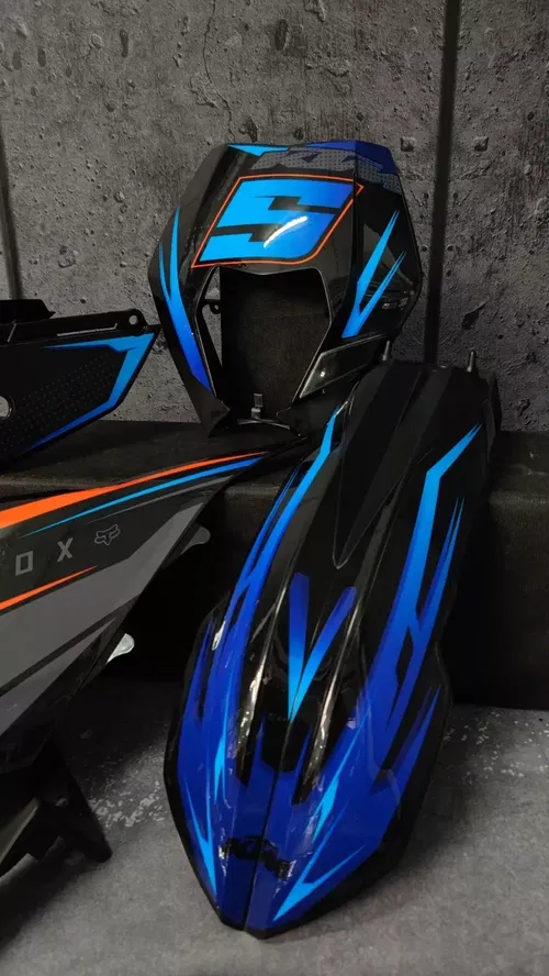 Plastics + Graphics applied KTM EXC EXC-F 2008 2009 2010 2011 XC-W XCF-W