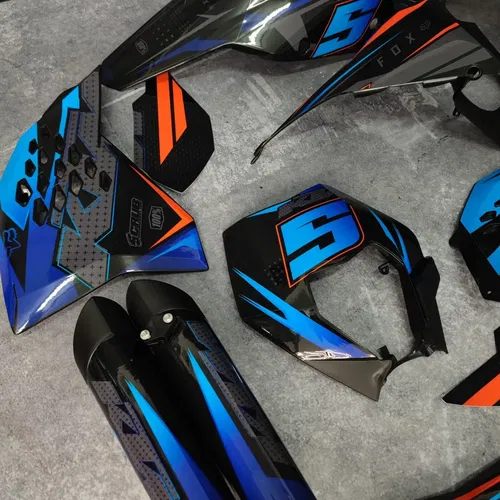 Plastics + Graphics applied KTM EXC EXC-F 2008 2009 2010 2011 XC-W XCF-W