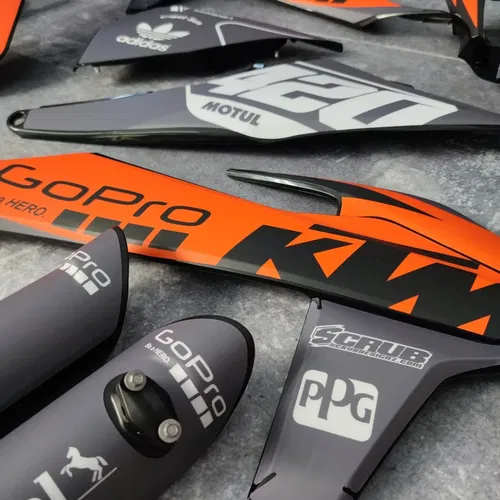 Plastics + Graphics KTM 2020 2021 2022 2023 XC-W XCF-W EXC EXC-F decals stickers