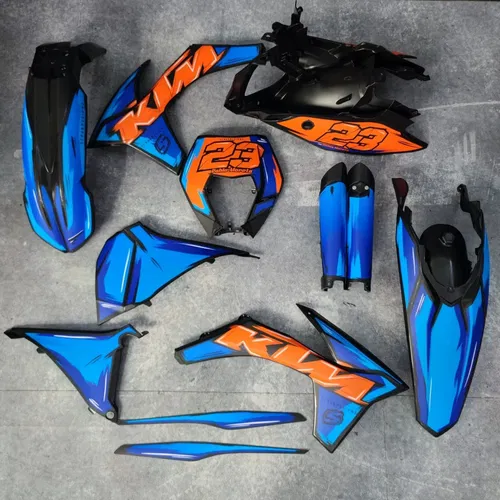 Plastics + Graphics KTM 2012 2013 XCF-W EXC EXC-F 125 200 250 300 350 450 500