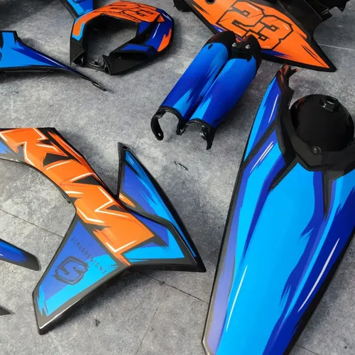 Plastics + Graphics KTM 2012 2013 XCF-W EXC EXC-F 125 200 250 300 350 450 500