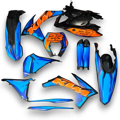 Plastics + Graphics KTM 2012 2013 XCF-W EXC EXC-F 125 200 250 300 350 450 500