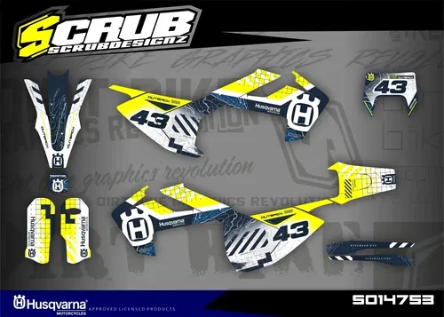 Plastics + Graphics Husqvarna TE FE 2017 2018 2019 - 150 250 300 350 450 501