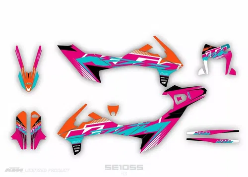 Graphics Kit KTM 690 SMC R 2019 2020 2021 2022 2023 2024 2025 Decals Supermoto