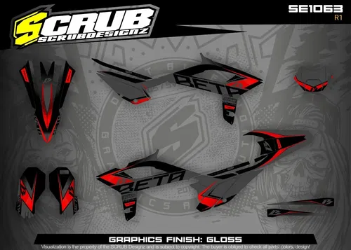 Plastics + Graphics applied Beta RR Polisport Restyle 2019