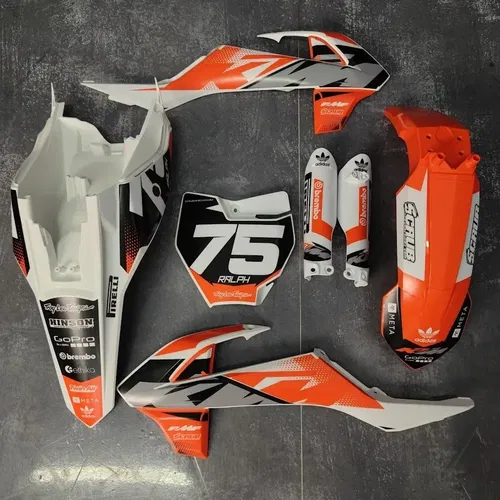 Plastics + Graphics KTM SX 65 2016-2023 Custom race number + name