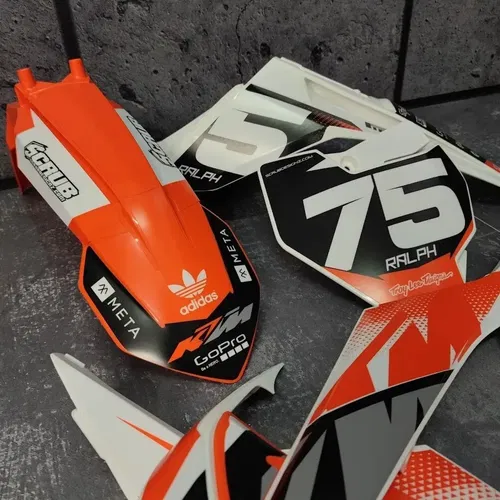 Plastics + Graphics KTM SX 65 2016-2023 Custom race number + name