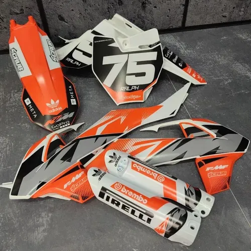 Plastics + Graphics KTM SX 65 2016-2023 Custom race number + name