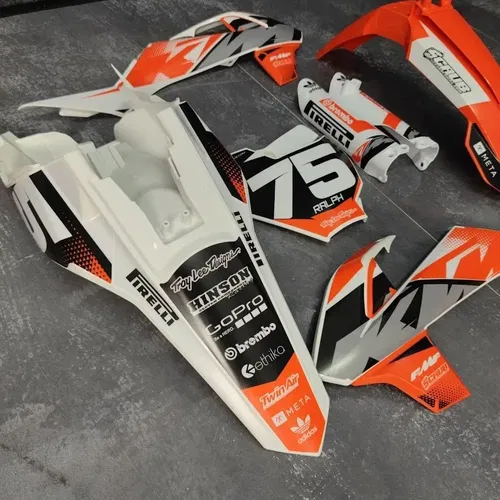 Plastics + Graphics KTM SX 65 2016-2023 Custom race number + name