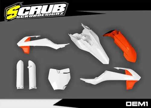 Plastics + Graphics KTM SX 65 2016-2023 Custom race number + name