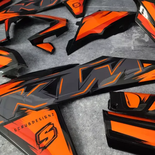 Plastics + Graphics KTM 2024 2025 XC-W XCF-W EXC EXC-F decals stickers kit
