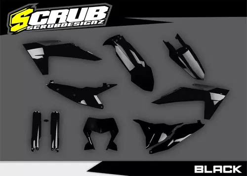 Plastics + Graphics KTM 2024 2025 XC-W XCF-W EXC EXC-F decals stickers kit