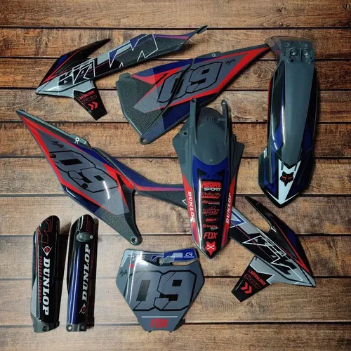 Plastics + Graphics applied KTM 2016-2018 XC XC-F SX SX-F | custom name+number