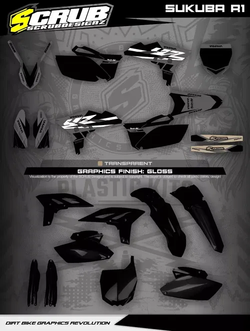 Plastics + Graphics Yamaha YZ250F 2010 2011 2012 2013 YZF 250