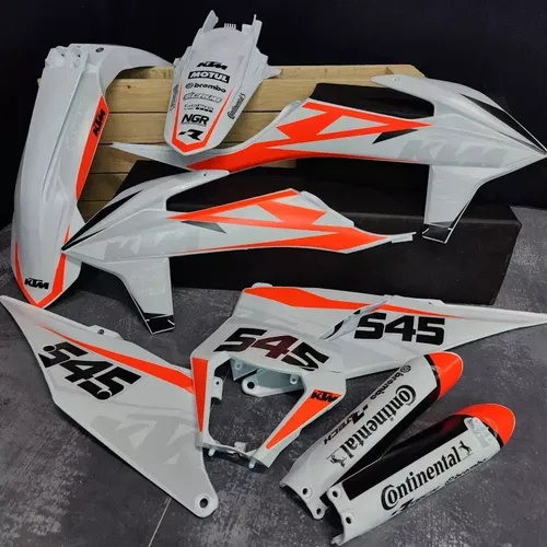 Plastics + Graphics KTM 2017-2019 XC-W XCF-W EXC EXC-F Custom Race Number