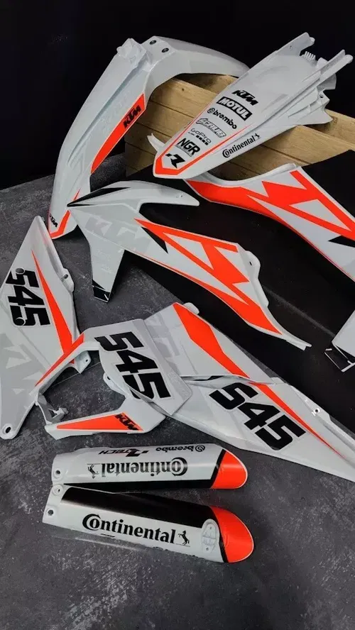 Plastics + Graphics KTM 2017-2019 XC-W XCF-W EXC EXC-F Custom Race Number