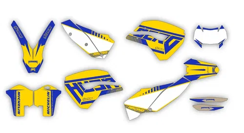 Husaberg TE 2011 2012 2-Stroke Graphics decals stickers kit