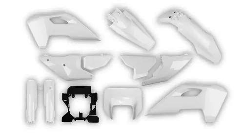 Husqvarna FE TE 2024 2025 150 250 300 350 450 501 Plastics kit White